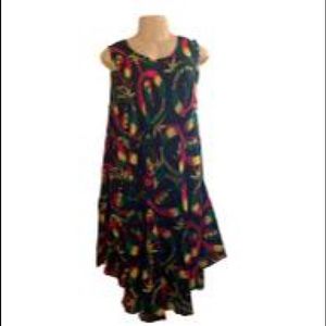 Bob Marley Rasta Umbrella Dress Free Size